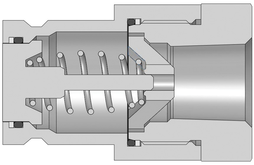 DQC ST-SERIES SNAP-TITE 71 INTERCHANGE FEMALE PLUG